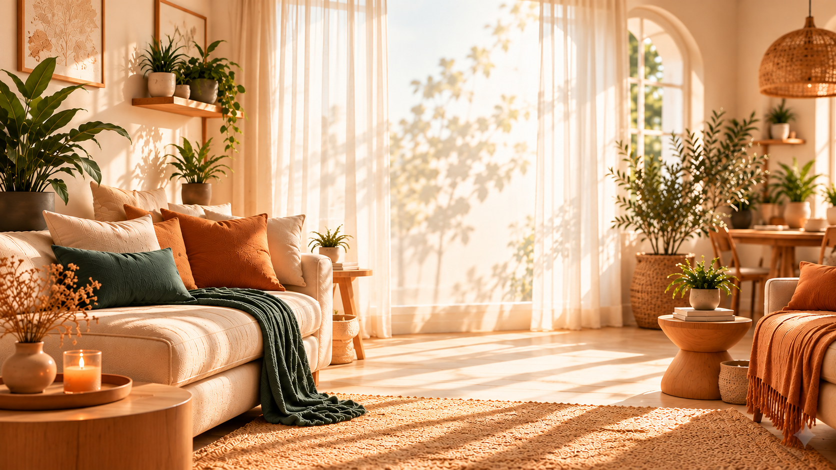 Salon Boheme Baigne De Soleil1