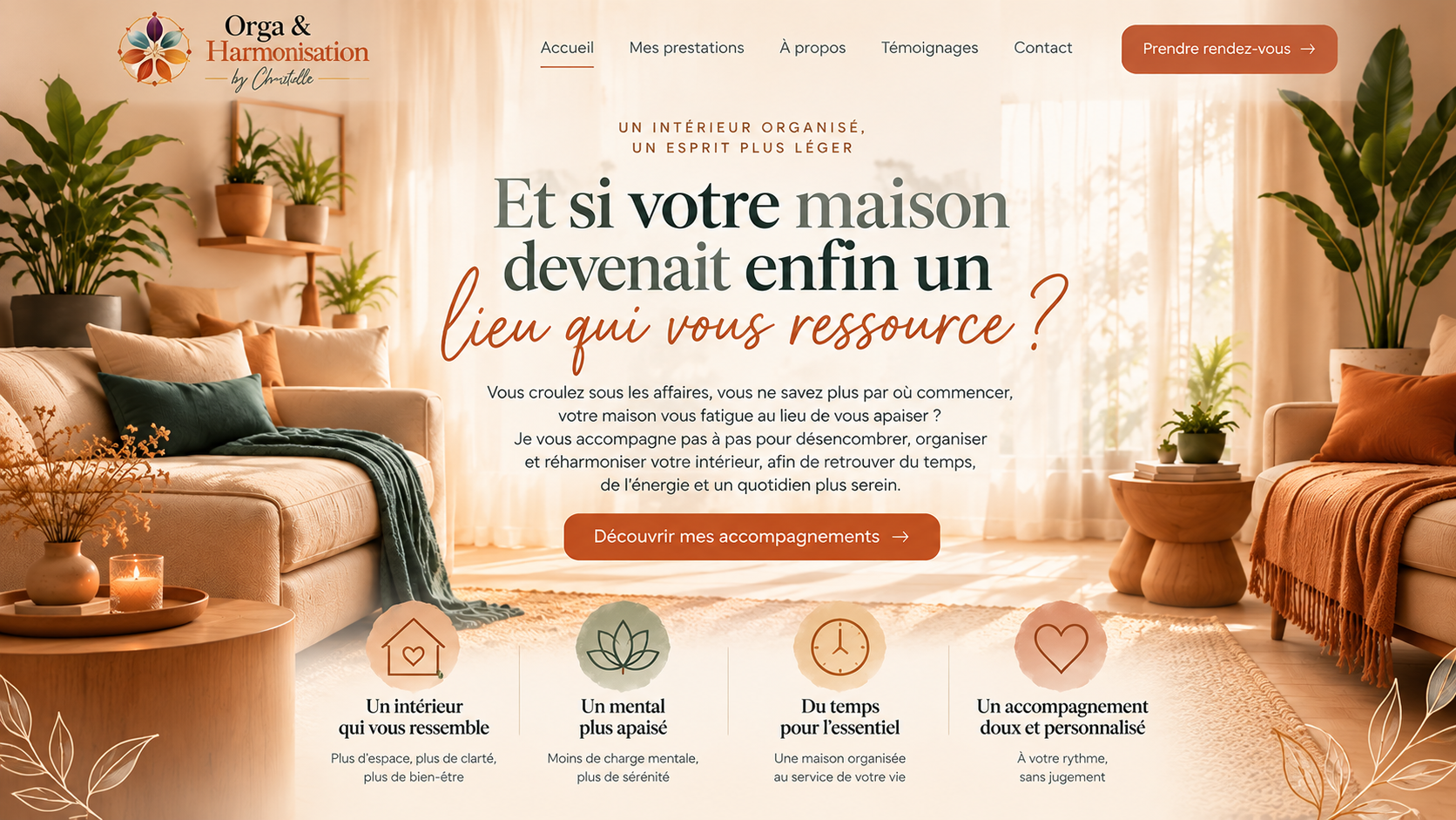 Un Interieur Organise Un Esprit Leger